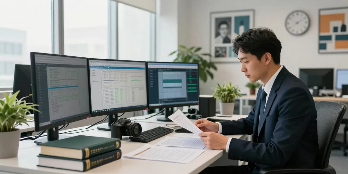 Analisis data oleh auditor forensik AAFI Kota Bandung Barat aafikotabandungb.org di kantor modern.