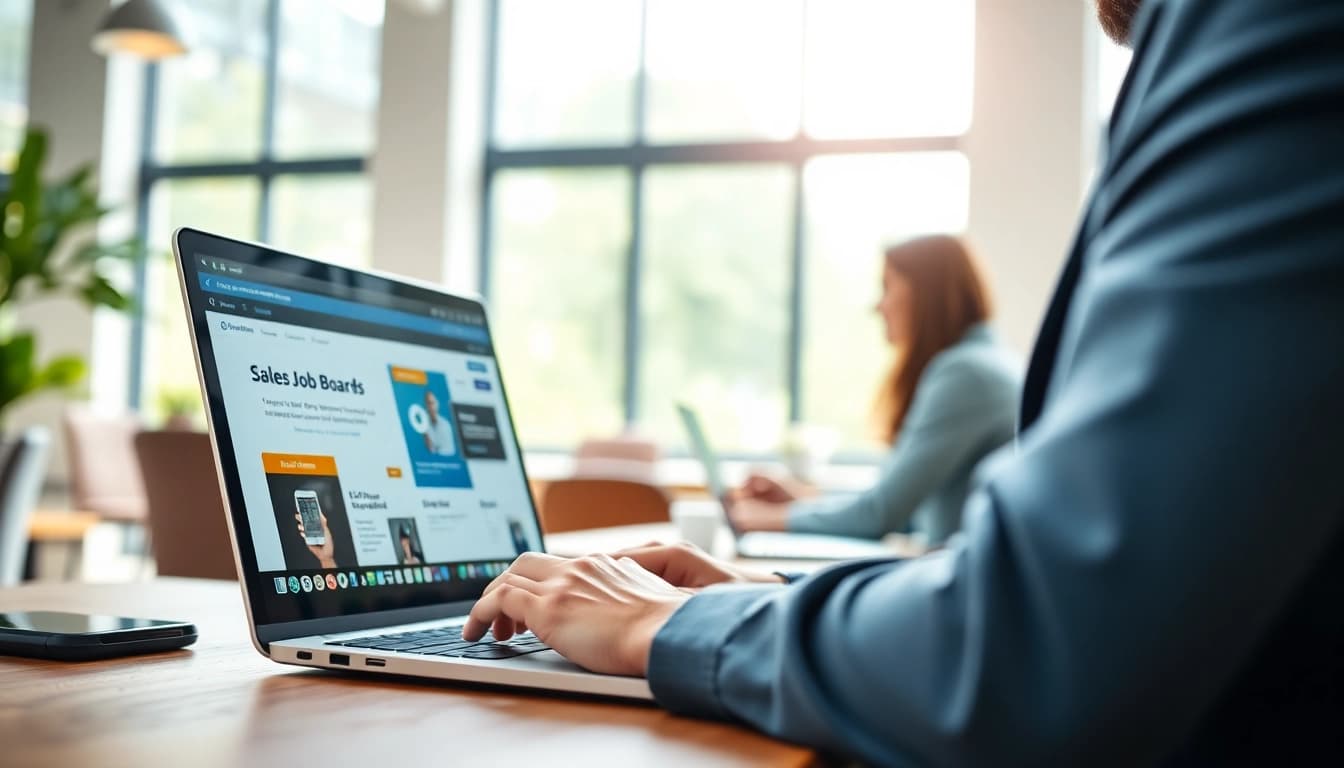 Browse diverse sales job boards featuring various job opportunities for professionals.