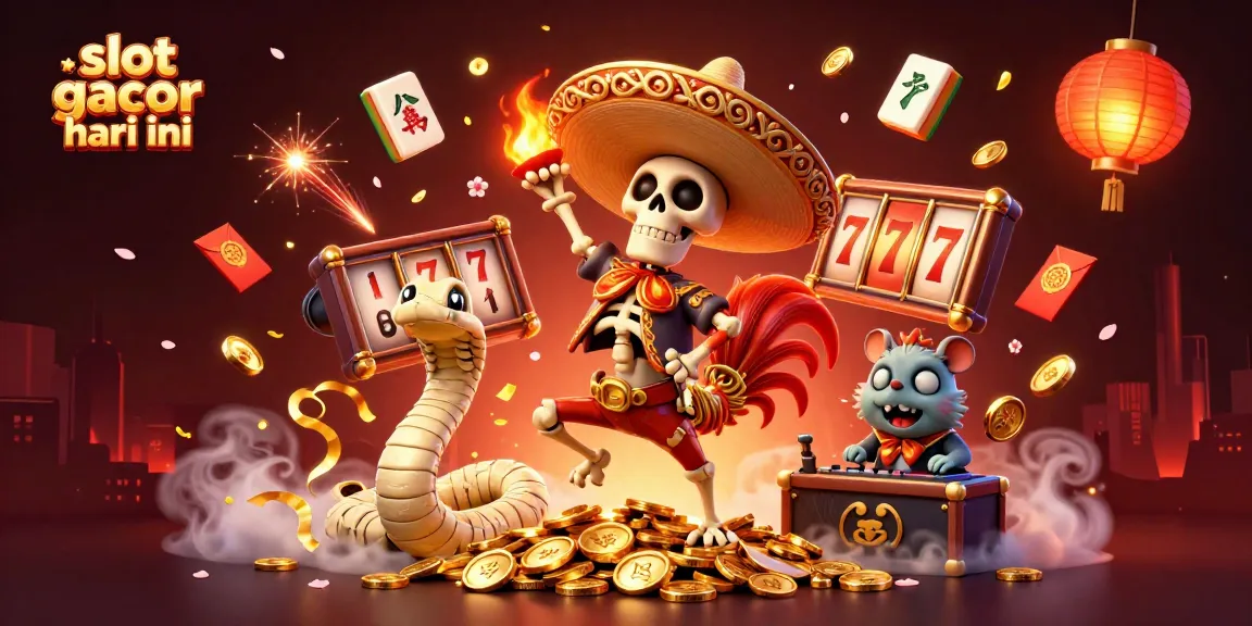 Experience the excitement of slot gacor hari ini with vibrant characters celebrating their wins!