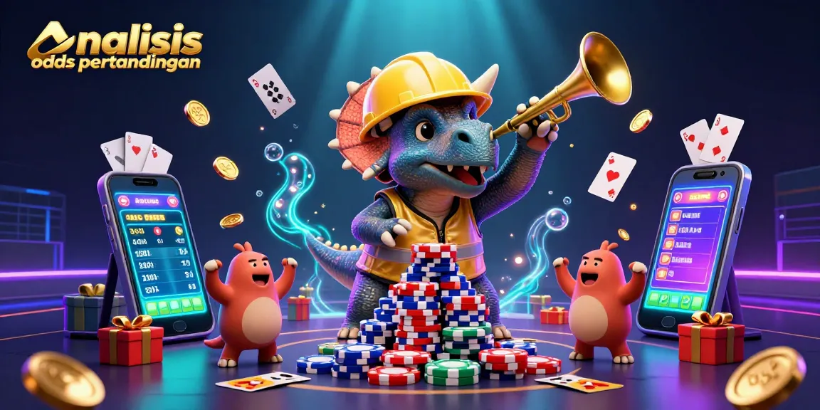 Bet on winning strategies with analisis odds pertandingan amid vibrant sports betting elements.