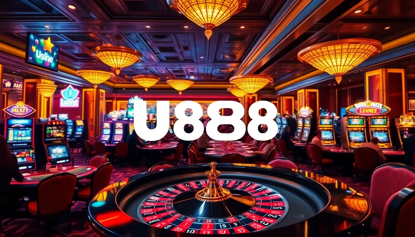 Experience excitement at Link U888 casino with vibrant tables, engaging games, and thrilling atmosphere.
