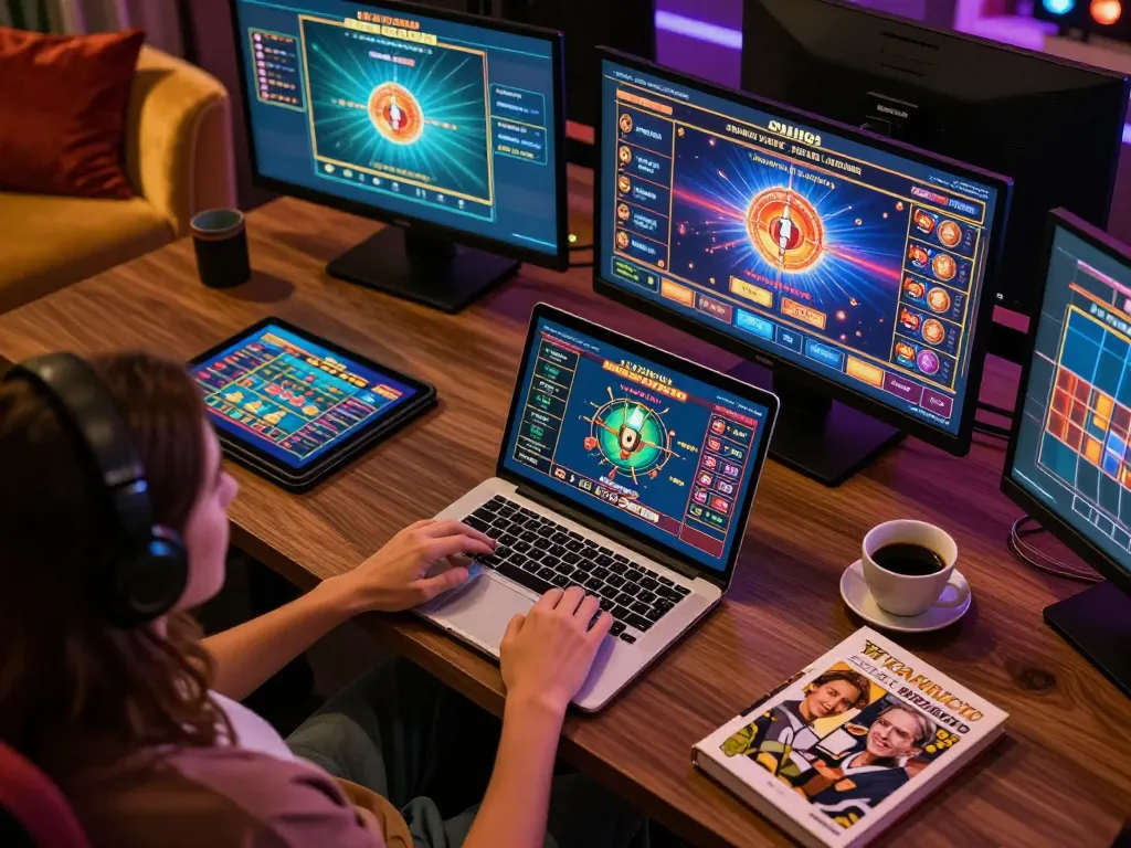 Player engaging with online sc88 casino interface for an exhilarating gaming experience.