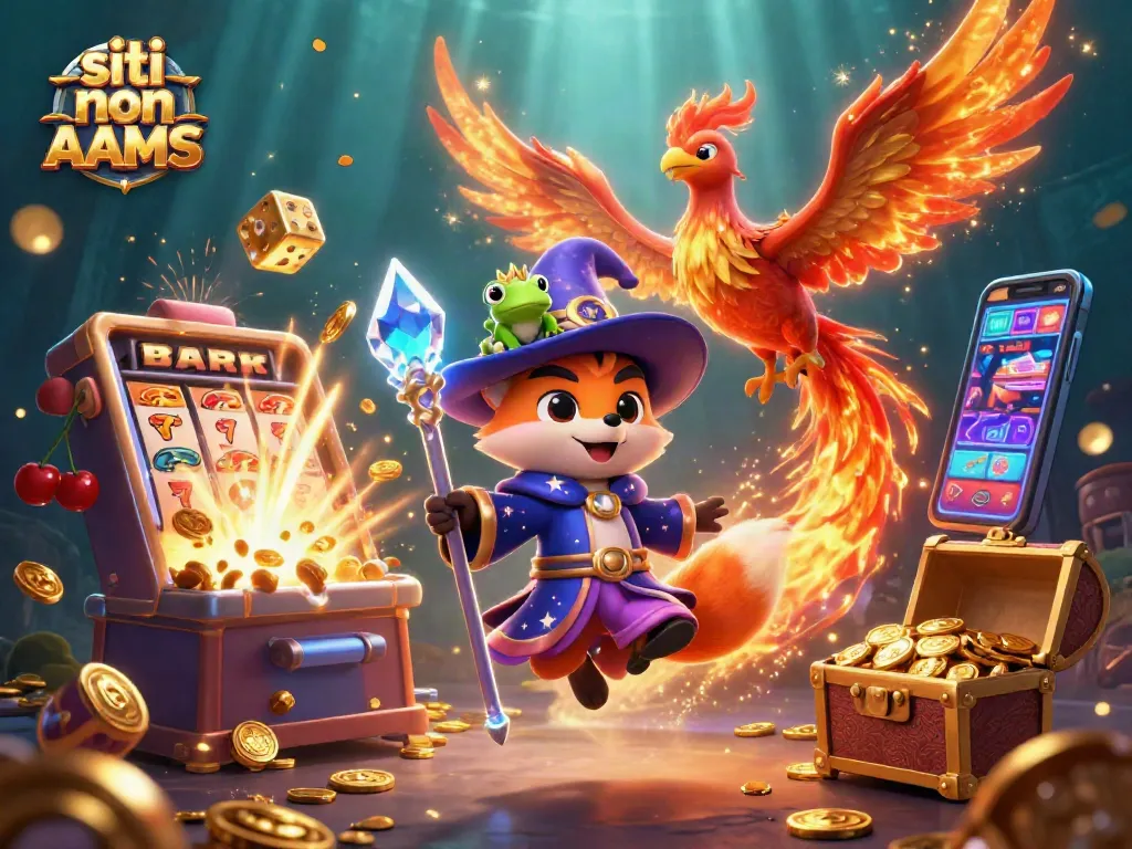 Gioca nei migliori siti non AAMS con un'illustrazione colorata di esperienze di casinò