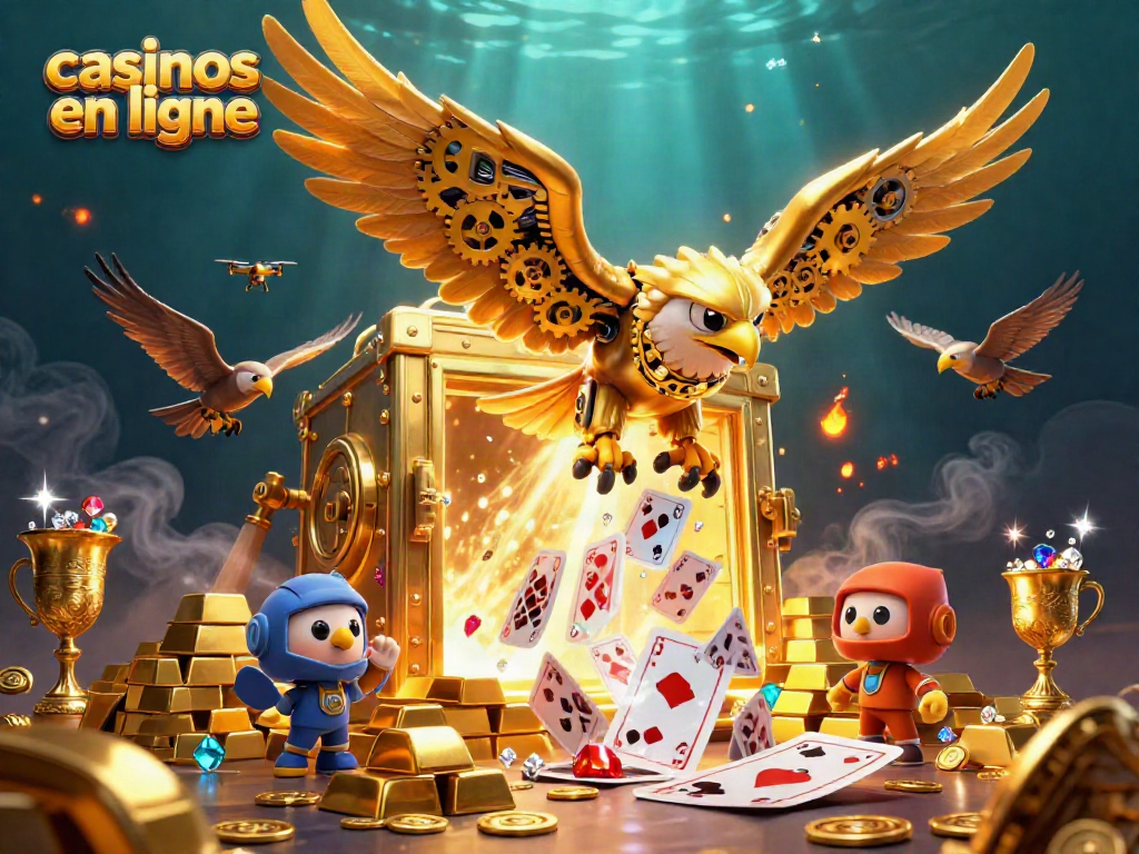 Vivez l'excitation des casinos en ligne avec des jeux animés et des trésors étincelants.