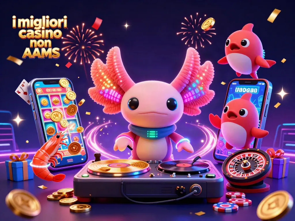 I migliori casino non AAMS offrono giochi emozionanti e bonus competitivi, con un DJ axolotl e personaggi vivaci.