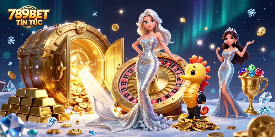 Attract players with exciting gambling action at 789BET TIN TỨC, showcasing a vibrant casino scene.