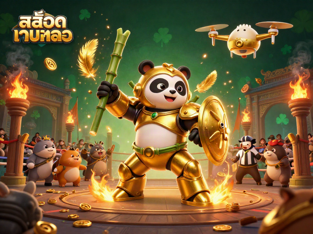 Engage with สล็อตเว็บตรง at this vibrant casino arena scene showcasing dynamic action and joyful spectators.