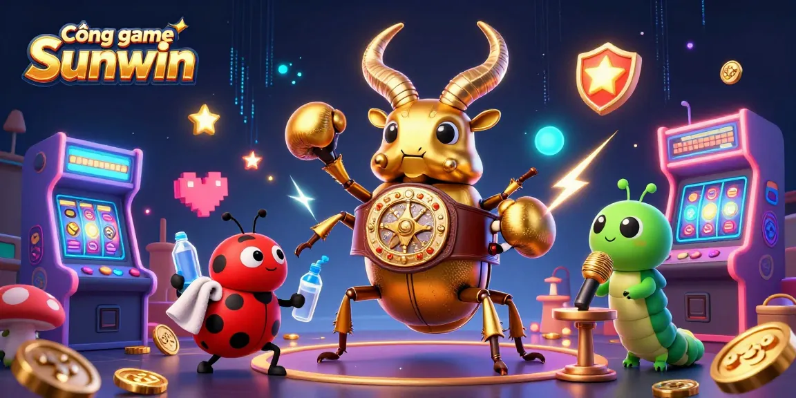 Cổng game Sunwin features dynamic characters in a vibrant and captivating casino scene