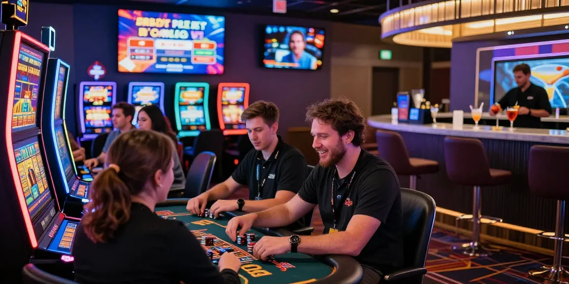 Exciting online casino environment showcasing players at credit card casinos featured on scoarch.org.uk, highlighting vibrant gaming experiences.