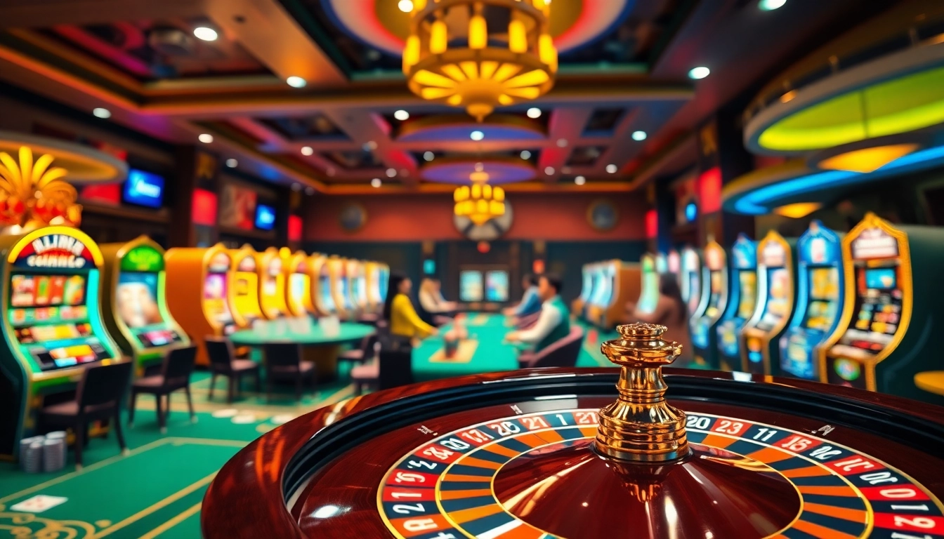 Découvrez le luxe du jeu avec des tables et des machines à sous de casino en ligne Français vibrantes.
