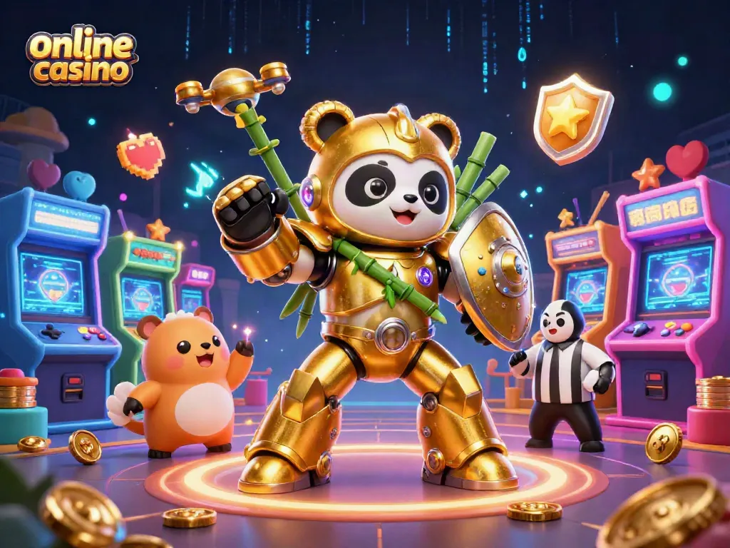 Gioca nei migliori online casino con le emozionanti macchine e robot 3D illustrativi