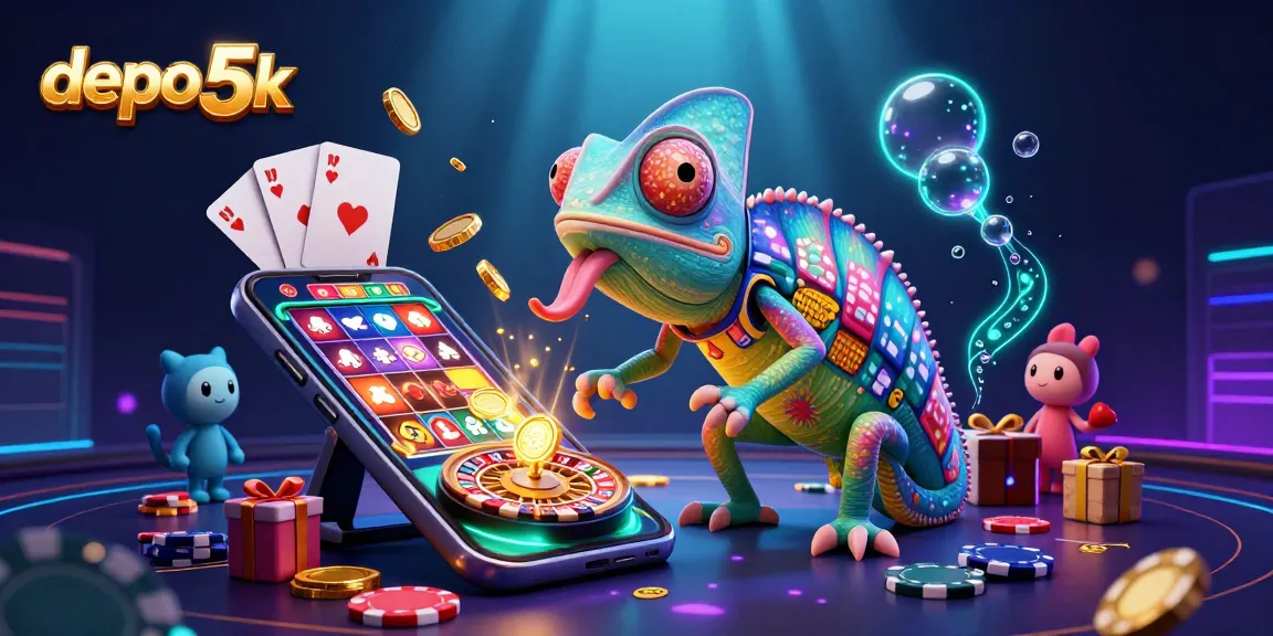 Engage in thrilling gameplay at depo 5k with vibrant slot games and golden coin rewards.