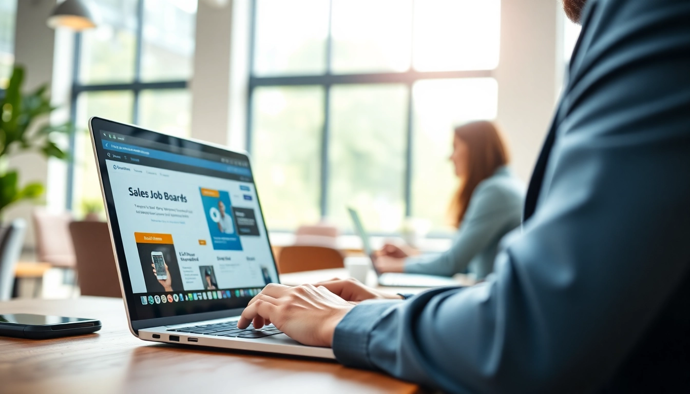 Browse diverse sales job boards featuring various job opportunities for professionals.