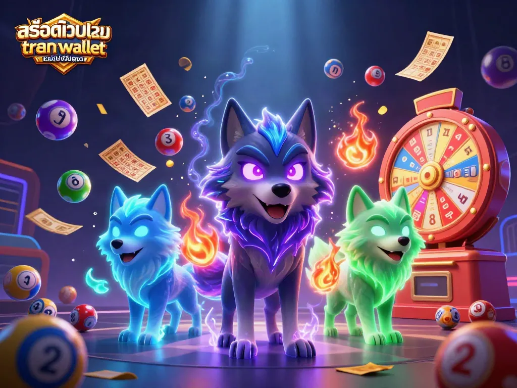 ภาพการ์ตูน 3D ของ สล็อตเว็บตรง ฝากถอน true wallet ไม่มี ขั้นต่ํา ที่เต็มไปด้วยลูกบอลลอตเตอรี่และหมวกจับรางวัล