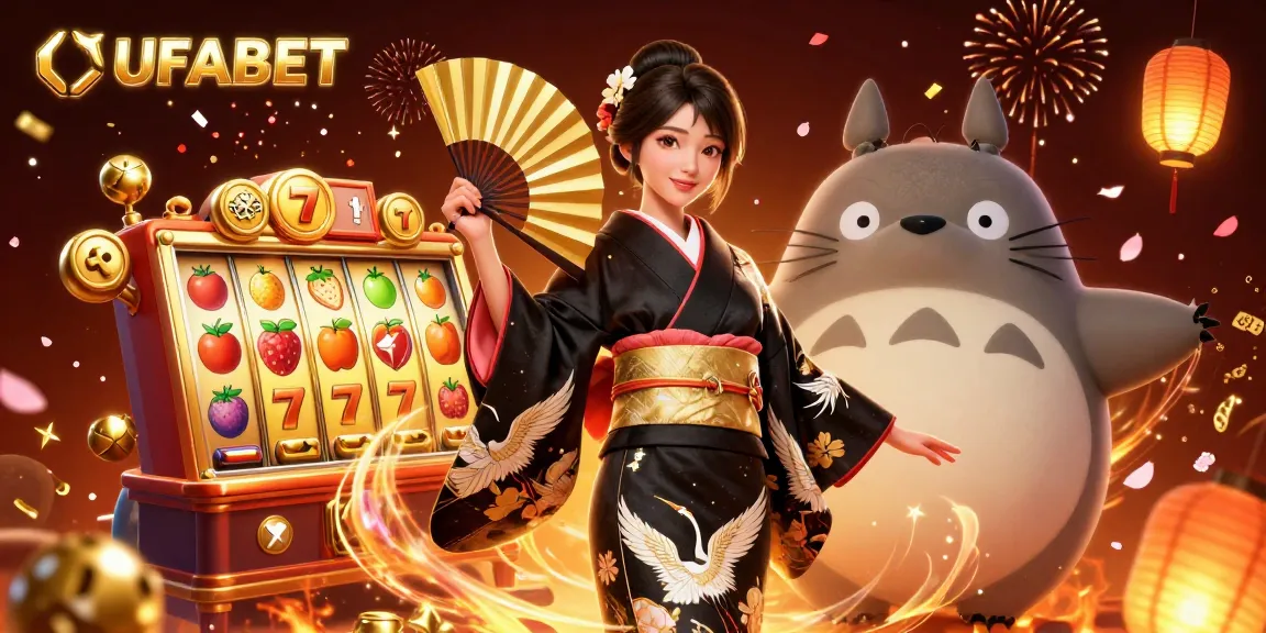 Experience immersive gaming with UFABET's vibrant slots and festive characters.