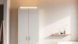 Verschönern Sie Ihr Bad mit sonni Spiegelschrank mit eleganter Beleuchtung.