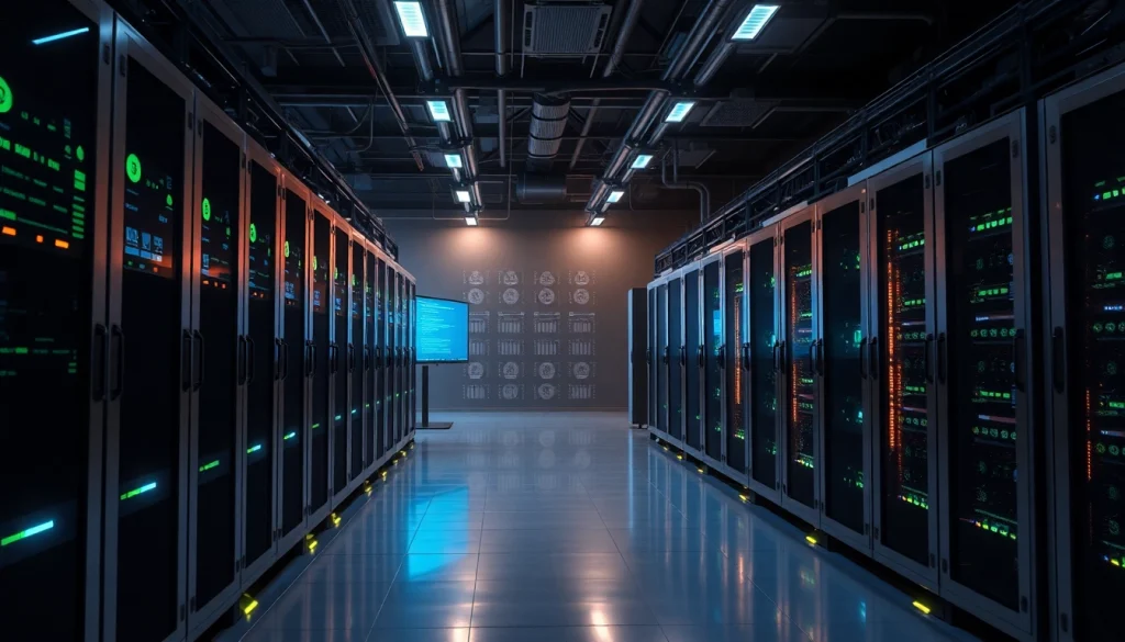 Best crypto mining site with advanced mining rigs in a high-tech facility showcasing professional mining technology.