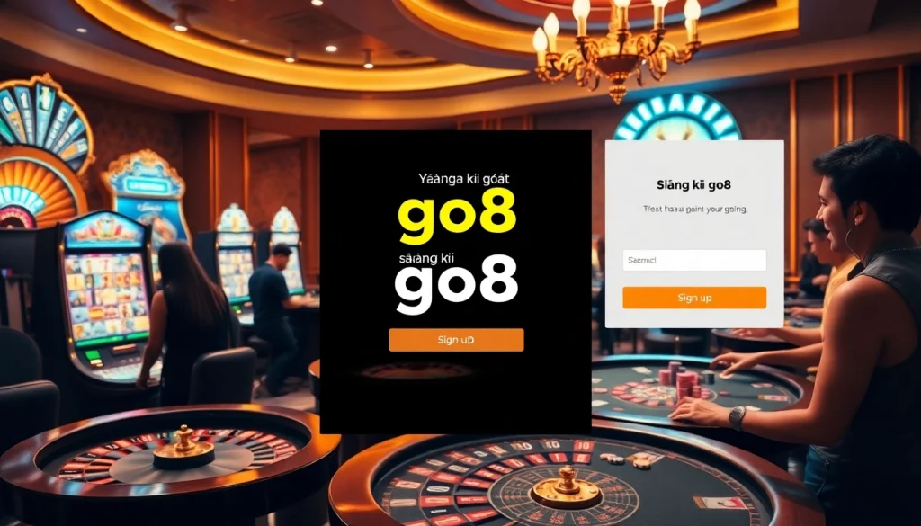Enjoy the vibrant experience of đăng ký go8 for online gaming with engaging casino elements.